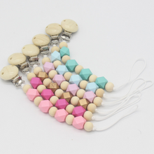 Load image into Gallery viewer, Wooden Pacifier Chain/Clip