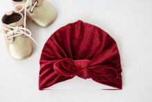 Load image into Gallery viewer, Velvet Baby Turban
