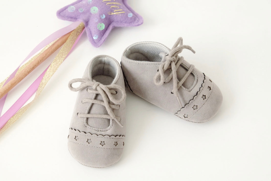 Infant Lace Up Suede Loafers Shoes